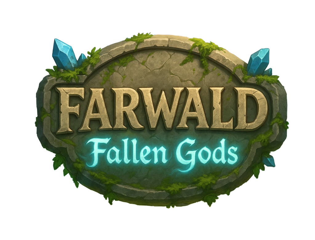 ùlogo e titolo di Farwald: Fallen Gods